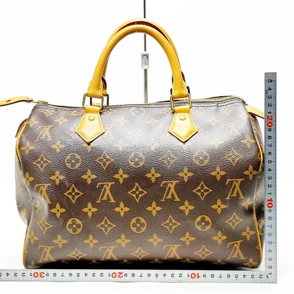 Louis Vuitton LV Hand Bag Speedy 30 Brown Monogram 800-082125 - Picture 2 of 13